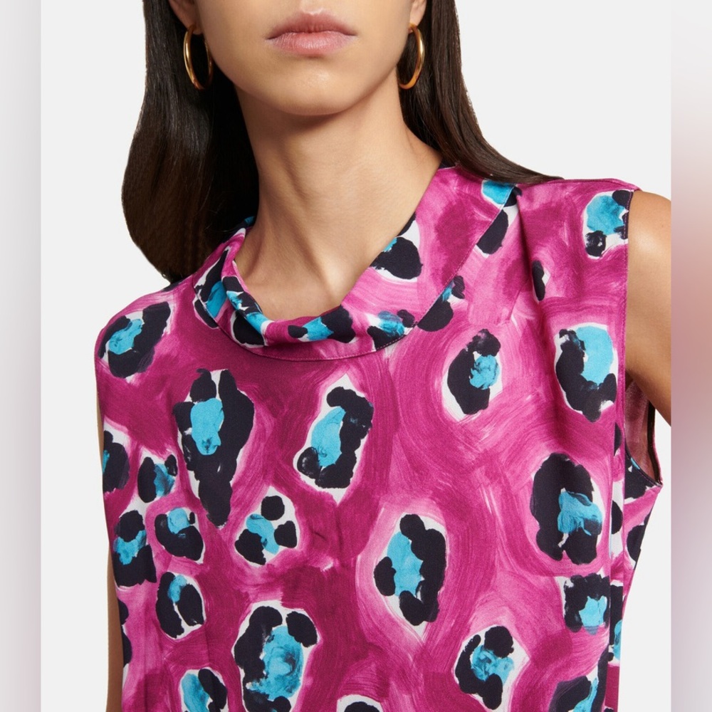 Marni Leopard-Print Tank Top in Dry Rose - Picture 12 of 12